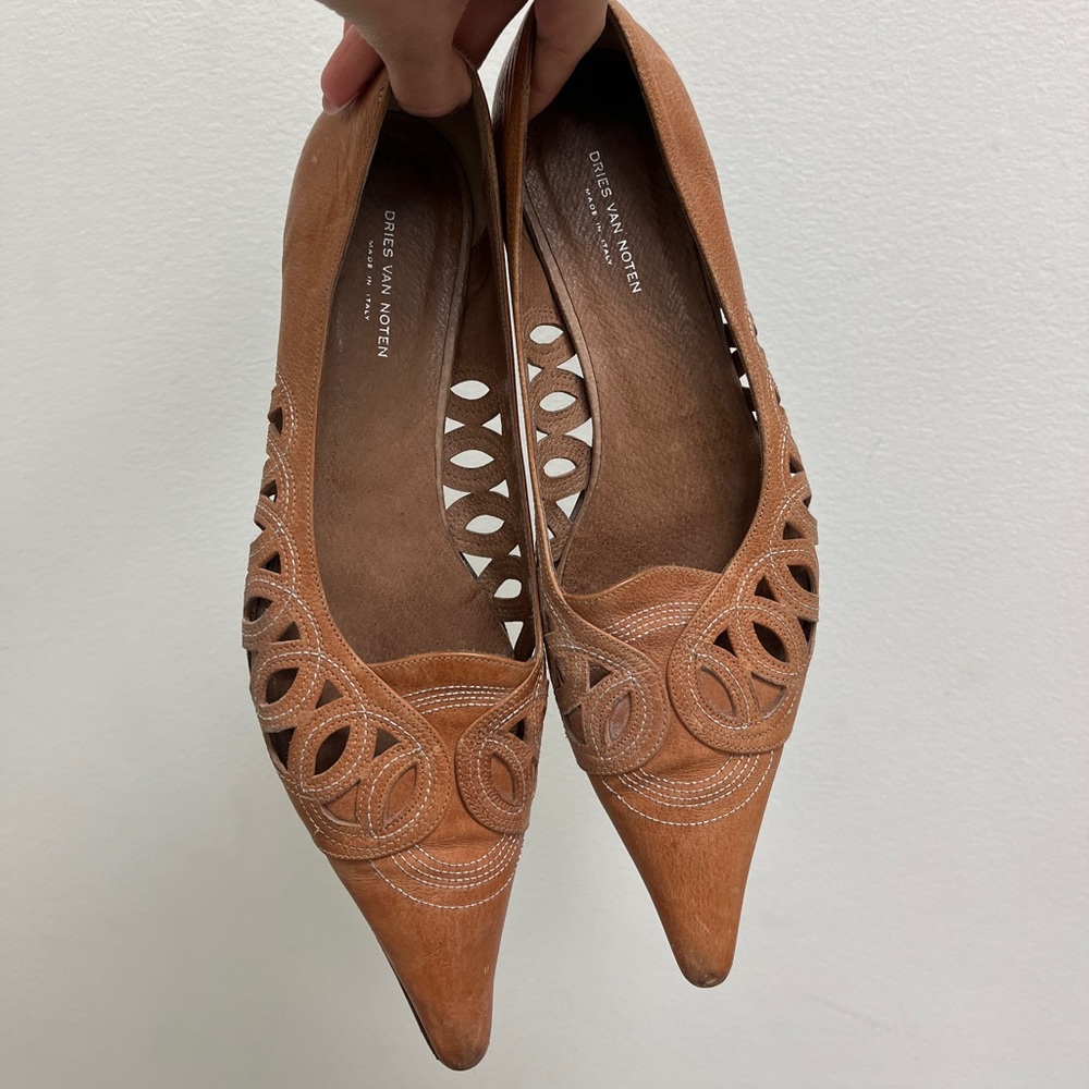 Dries Van Noten pointy ballet flats